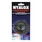 Dico Nyalox 2.5 in. D X 1/4 in. X 1/4 in. D Crimped Nylon Mandrel Mounted Cup Brush 4500 rpm 1 pc 541-774-2-1/2 - alternate 1